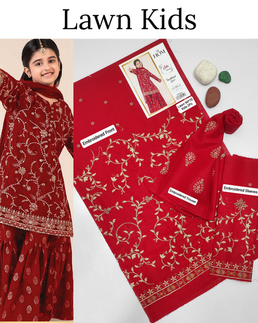 Kids Luxury Lawn 2pc