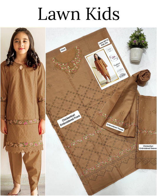 Kids Luxury Lawn 2pc