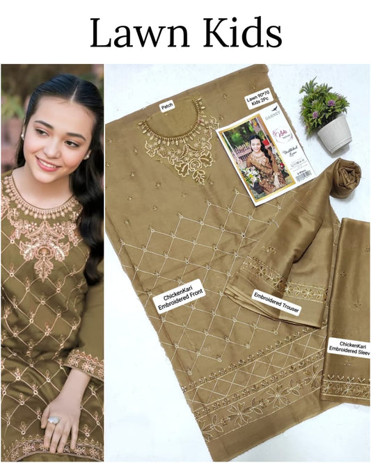Kids Luxury Lawn 2pc