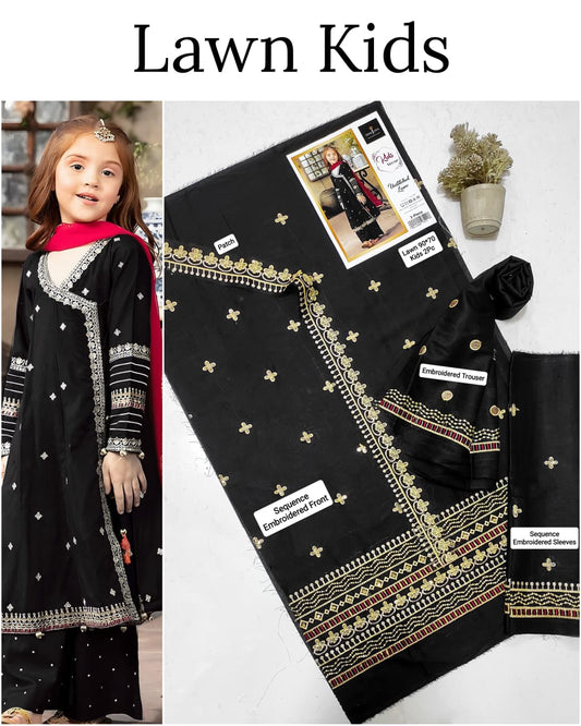 Kids Luxury Lawn 2pc