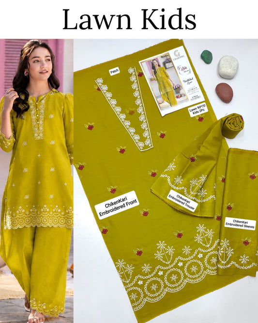 Kids Luxury Lawn 2pc